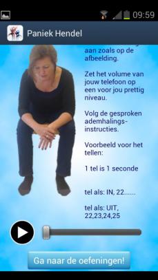 Oefening van de Ademtherapie/Traning