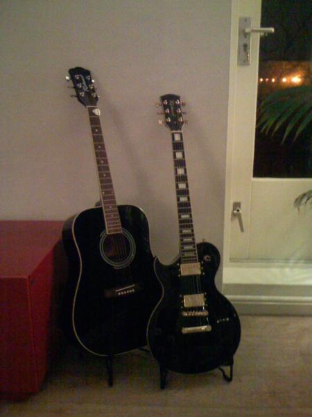 Mijn gitaren :D